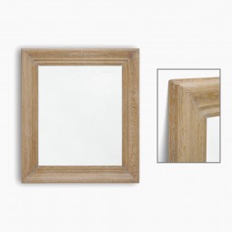 Molded Cerused Oak Mirror