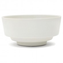 White Porcelain Stepped Bowl