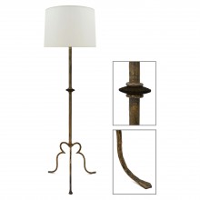 Gilt Iron Standing Lamp