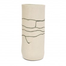 Tall Stoneware Vase