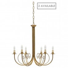 Gilt Iron Chandelier