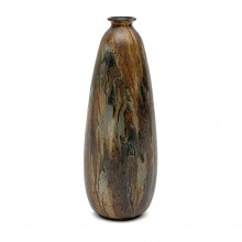 Tall Drip Glazed Vase