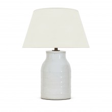 White Ironstone Table Lamp
(Lampshade not included)