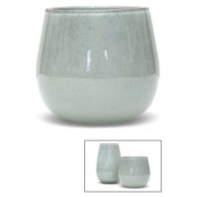 Gray Glass Vase