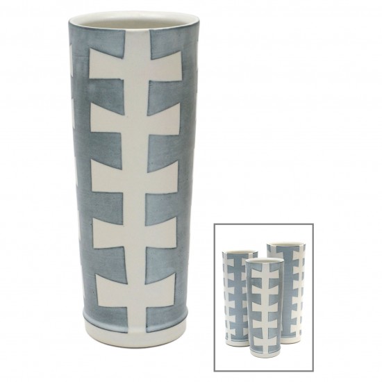 Porcelain “Zipper” Vase