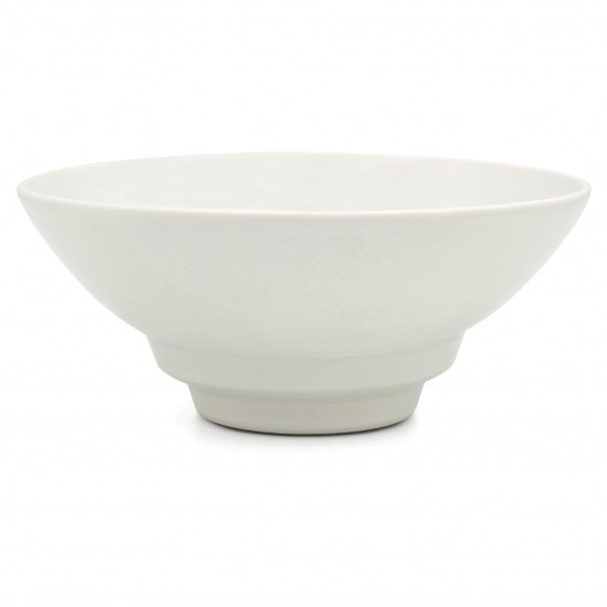 White Porcelain Stepped Bowl