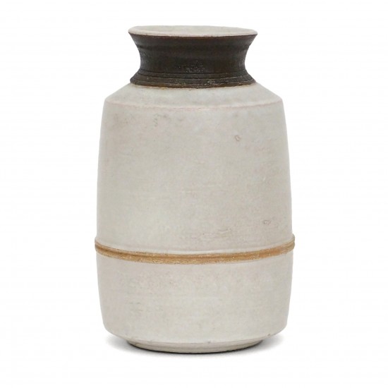 White Stoneware Vase