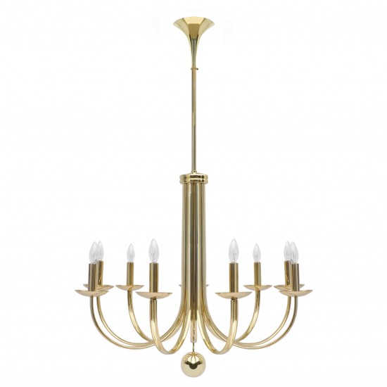 Italian Brass Chandelier