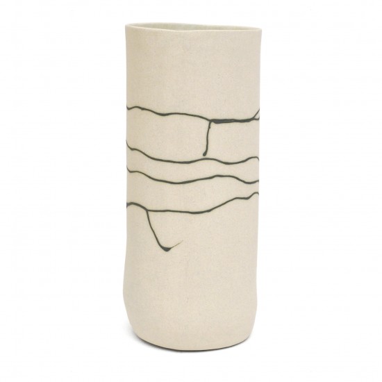 Tall Stoneware Vase