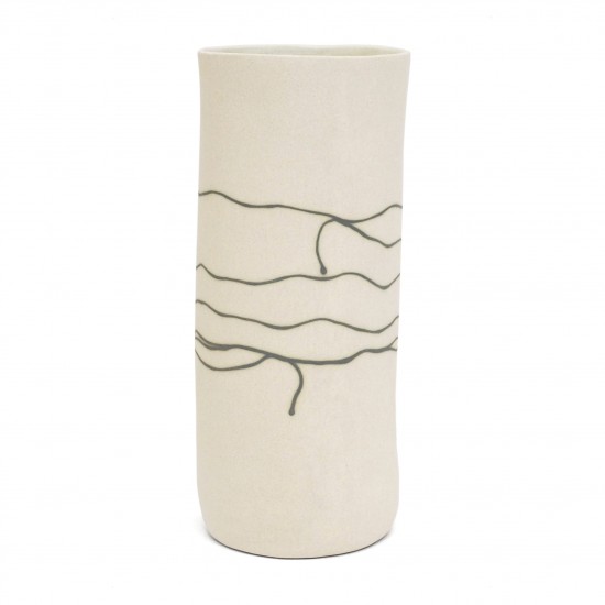 Tall Stoneware Vase