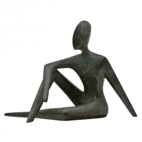 Bronze Seated Figural Sculpture