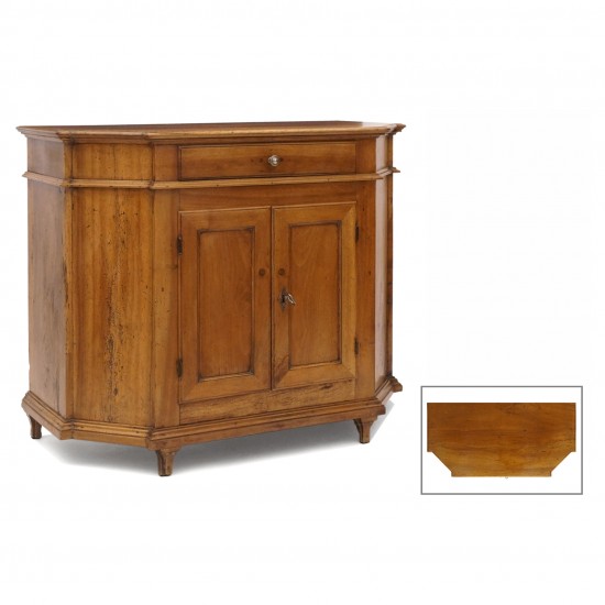 Italian Light Walnut Cabinet